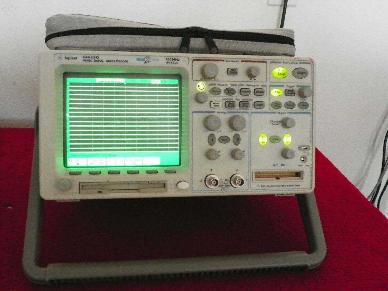 Agilent HP 54622D 2+16 channel 100 MHz MSO Agilent HP 54622D 2+16 channel 100 MHz MSO